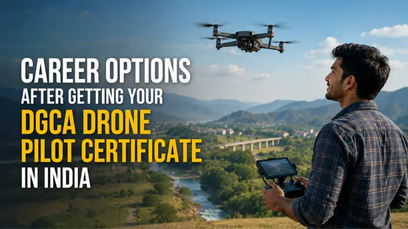 Career Options After Getting Your DGCA Drone Pilot Certificate in India