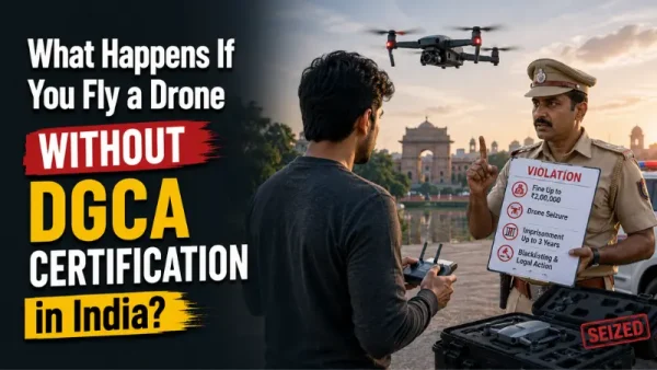 What Happens If You Fly a Drone Without DGCA Certification in India?