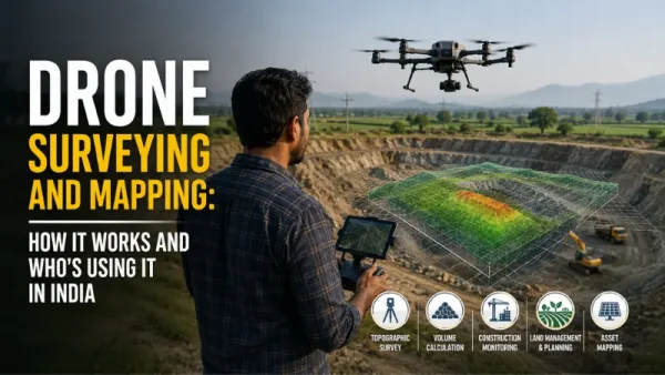 Drone Surveying and Mapping: How It Works and Who’s Using It in India