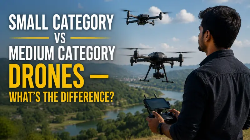 Small Category vs Medium Category Drones — What's the Difference