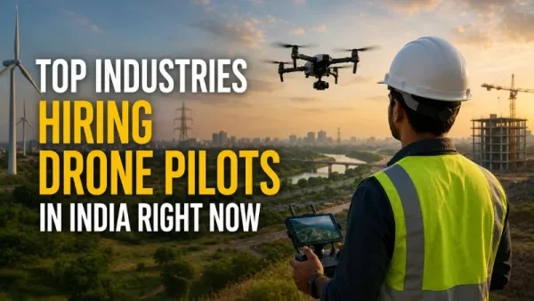 Top Industries Hiring Drone Pilots in India Right Now