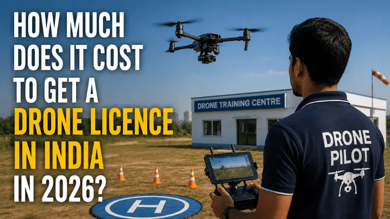 How Much Does It Cost to Get a Drone Licence in India in 2026